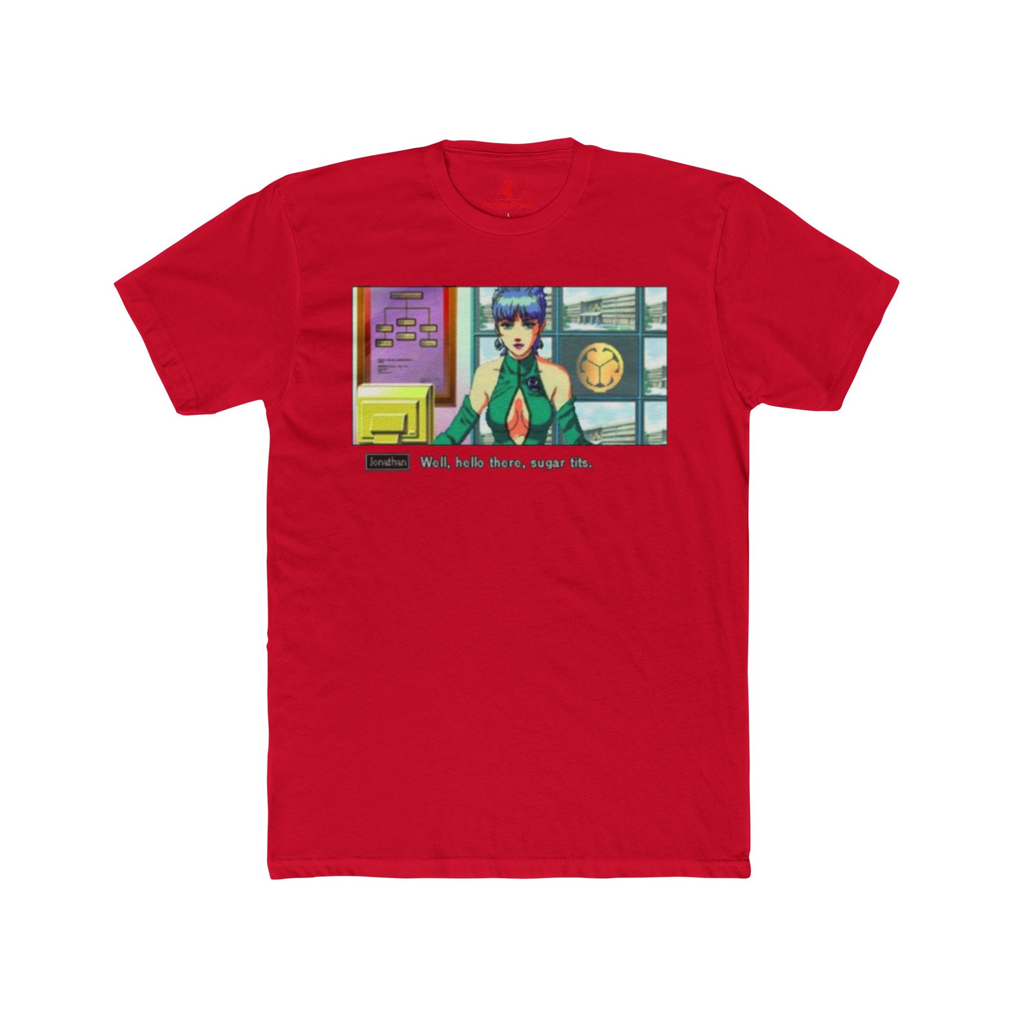 Policenauts “Sugar Tits” Graphic T-Shirt  90s Cyberpunk Game Tee  RetroPunkDesign