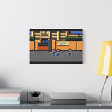 River City Ransom Canvas Art Print | Retro NES Game Wall Decor | 80s Video Game Art