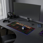 Metal Gear Solid Gaming LED Mouse Pad Metal Gear Solid Gaming LED Mouse Pad RGB Desk Mat  Stealth Game Accessory  RetroPunkDesign - Retro Punk Design 