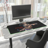 Black Lagoon Revy Gaming LED Mouse Pad  RGB Anime Desk Mat Action Cyberpunk Accessory  RetroPunkDesign - Retro Punk Design 