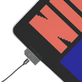 Ninja Gaiden Retro NES LED Gaming Mouse Pad | Classic 8 Bit Ninja RGB Desk Mat | RetroPunkDesign - Retro Punk Design 