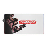 Metal Gear Solid Retro Gaming LED Mouse Mat  RGB Desk Mat  Stealth Game Accessory  RetroPunkDesign - Retro Punk Design 