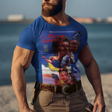 Pierre Kirby American Commando 2 Graphic T-Shirt  80s Action Movie Tee  Polyester Shirt  RetroPunkDesign