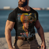 M.D. Geist II: Death Force Graphic T-Shirt  90s Anime Action Tee  Mecha Sci-Fi Apparel  RetroPunkDesign