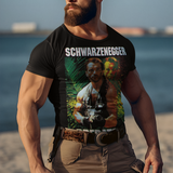 Predator 1987 Arnold Schwarzenegger Graphic T-Shirt | Retro Sci-Fi Action Movie Tee | RetroPunkDesign