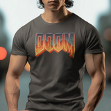 Doom Retro Game Graphic T-Shirt | Classic 90s FPS Gaming Tee | id Software Shooter Apparel | RetroPunkDesign