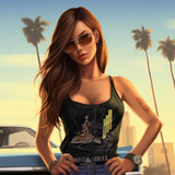 Ghost in the Shell 1995 Anime Tank Top | Cyberpunk Major Kusanagi Sleeveless Tee | RetroPunkDesign