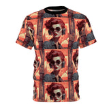 Japanese 80's Sci-Fi Retro Red Head Graphic T-Shirt Graphic Tee