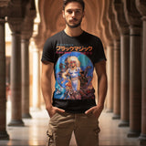 Black Magic M-66 Retro Anime Graphic Tee Graphic T-Shirt