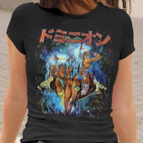 Dominion Tank Police Anime Manga Cyberpunk Graphic Tee Puma Twins 80's Retro Anime Graphic T-Shirt