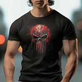 The Punisher - Retro Punk Design- Graphic T-Shirt - Unisex Men Women - Retro Design