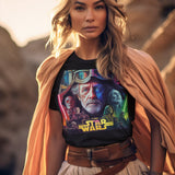 Star Wars Cult of the Jedi Cyberpunk Retro Graphic T-Shirt