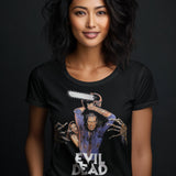 Evil Dead Bruce Campbell Graphic Tee | Vintage Retro Horror Movie T-Shirt | Cult Classic Ash Williams Fan Apparel