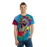 Macho Man Randy Savage Tie Dye Graphic Tee | Vintage Wrestling T-Shirt | Retro WWE Apparel | Classic Wrestling Fan T-Shirt