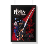 Ninja Scroll 1997 Anime Retro Framed Movie Poster