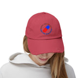 Akira Anime Distressed Cap | "Good for your health bad for your education" Hat | Vintage Anime Apparel