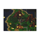 Chrono Trigger Lavos 1999 Canvas Art Print | Oil Painting Style | Retro Video Game Wall Decor | Gaming Artwork | SNES JRPG