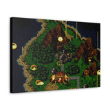 Chrono Trigger Lavos 1999 Canvas Art Print | Oil Painting Style | Retro Video Game Wall Decor | Gaming Artwork | SNES JRPG