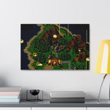 Chrono Trigger Lavos 1999 Canvas Art Print | Oil Painting Style | Retro Video Game Wall Decor | Gaming Artwork | SNES JRPG