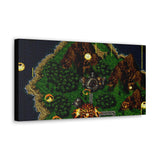 Chrono Trigger Lavos 1999 Canvas Art Print | Oil Painting Style | Retro Video Game Wall Decor | Gaming Artwork | SNES JRPG