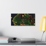 Chrono Trigger Lavos 1999 Canvas Art Print | Oil Painting Style | Retro Video Game Wall Decor | Gaming Artwork | SNES JRPG