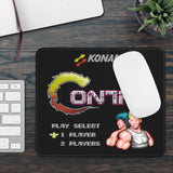 Contra Start Screen NES Mouse Pad | Retro Gaming Desk Mat | Classic Video Game Artwork | Konami | Nintendo