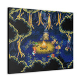 Chrono Trigger Fionas Forest SNES JRPG Retro Game Campfire Canvas Print Wall Art Game Art