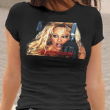 Barb Wire 1996 Film Pamela Anderson Graphic Tee | Vintage Sci-Fi Action Movie T-Shirt | Retro Pamela Anderson Movie Apparel