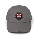 Resident Evil U.B.C.S. Distressed Cap | Umbrella Biohazard Countermeasure Service Hat | Survival Horror Fan Apparel