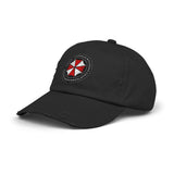 Resident Evil U.B.C.S. Distressed Cap | Umbrella Biohazard Countermeasure Service Hat | Survival Horror Fan Apparel