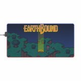 EarthBound Mother 2 LED Gaming Mouse Pad | Retro RPG RGB Mouse Mat | Large Light-Up Mousepad | Custom EarthBound  Nes Gaming Mouse pad