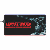 Metal Gear Solid Rex LED Gaming Mouse Pad | RGB Mouse Mat for Gamers | Light-Up Mousepad | Custom MGS Desk Accessory | Hideo Kojima