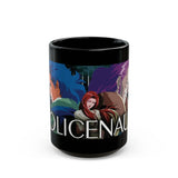 Policenauts Cyberpunk Retro Game Hideo Kojima Black Coffee Mug (11oz, 15oz)