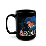 Policenauts Cyberpunk Retro Game Hideo Kojima Black Coffee Mug (11oz, 15oz)