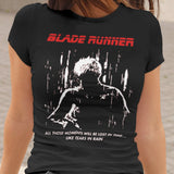 Blade Runner 1982 Tears in Rain Graphic T-Shirt