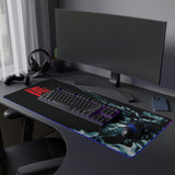 Metal Gear Solid Rex LED Gaming Mouse Pad | RGB Mouse Mat for Gamers | Light-Up Mousepad | Custom MGS Desk Accessory | Hideo Kojima