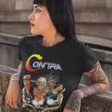 Contra NES Graphic Tee | Retro Gaming Shirt | 80s Video Game Apparel | Classic NES Game T-Shirt | Contra Konami Fan Merch |Gamer Clothing