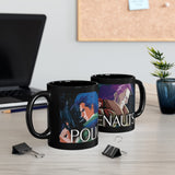 Policenauts Cyberpunk Retro Game Hideo Kojima Black Coffee Mug (11oz, 15oz)