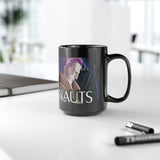 Policenauts Cyberpunk Retro Game Hideo Kojima Black Coffee Mug (11oz, 15oz)