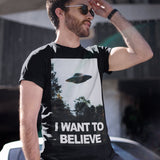 X-Files I want to Believe Graphic T-Shirt