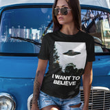 X-Files I want to Believe Graphic T-Shirt