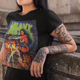 Heavy Metal Broadsword Babe Graphic T Shirt