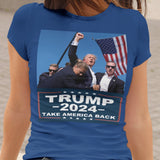 Donald Trump 2024 Fight  Graphic T Shirt