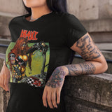 Heavy Metal Biker Babe Graphic T Shirt