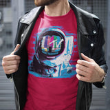 MTV Vintage 80's Moon Man Retro Graphic T-Shirt