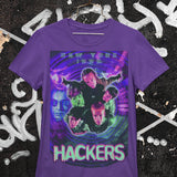 Hackers 1995 T-Shirt  Vintage Cyberpunk Graphic Tee  Classic Movie Apparel  Retro Film Fashion