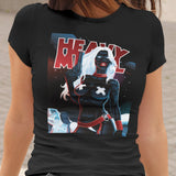 Heavy Metal Space Babe Graphic T Shirt