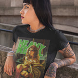 Heavy Metal Dagger Babe Graphic T Shirt