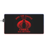 Cobra GI Joe LED Mouse Pad RGB Gaming Mouse Mat