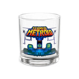 Super Metroid Rocks Glass, 10oz